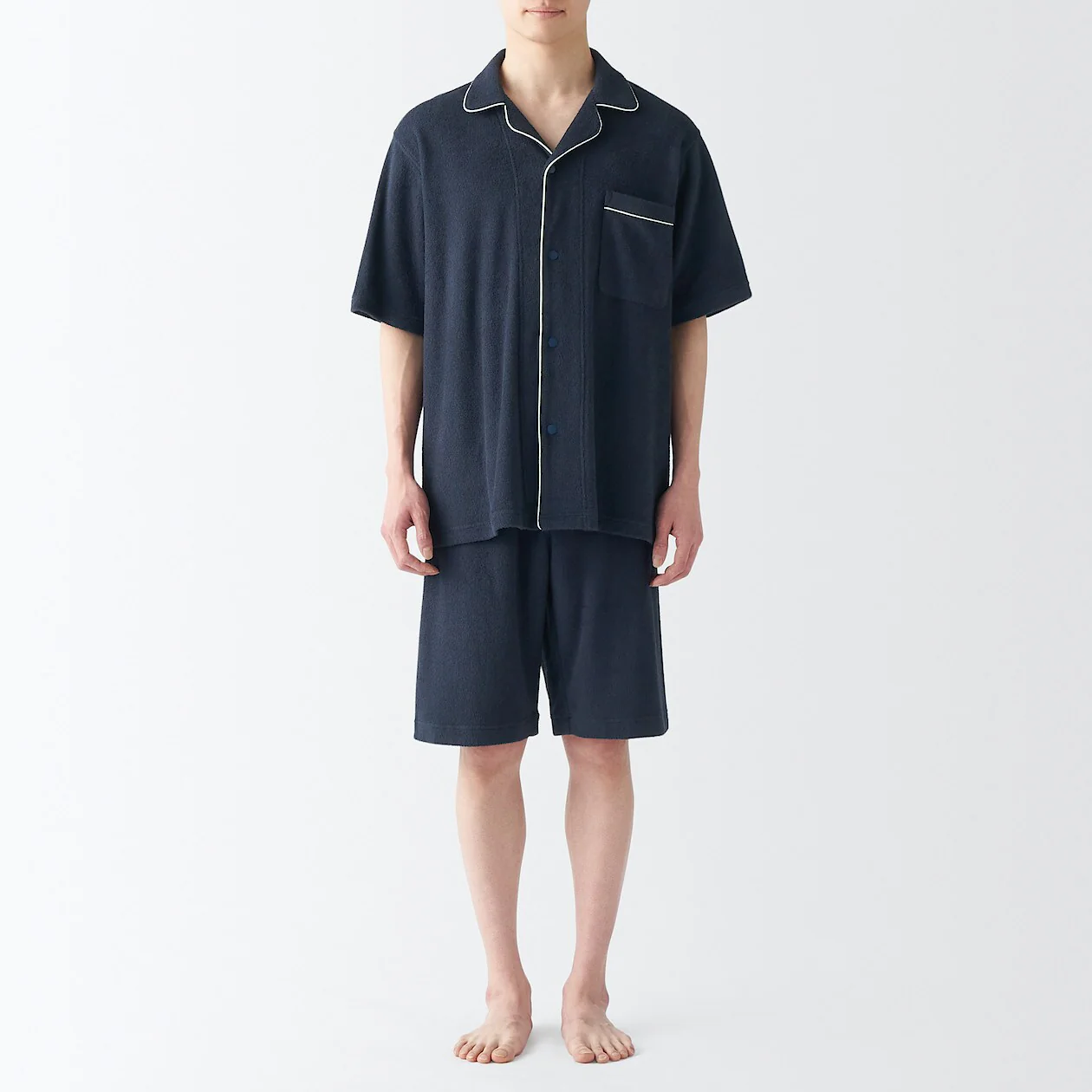 Terry Towelling Short Sleeve Pyjamas - Image 29