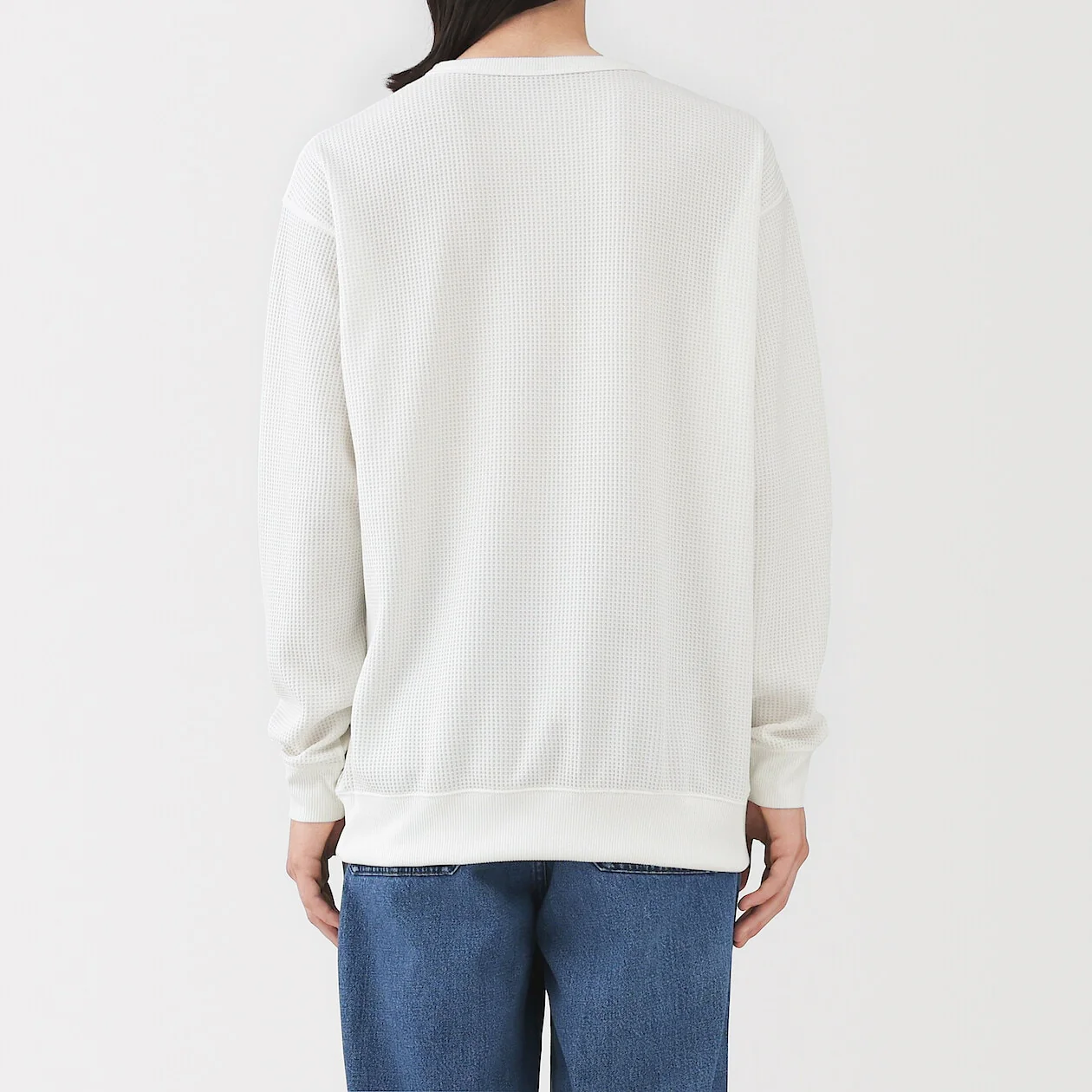 UV Protection Quick Dry Waffle Crewneck Long Sleeve T-Shirt - Image 21