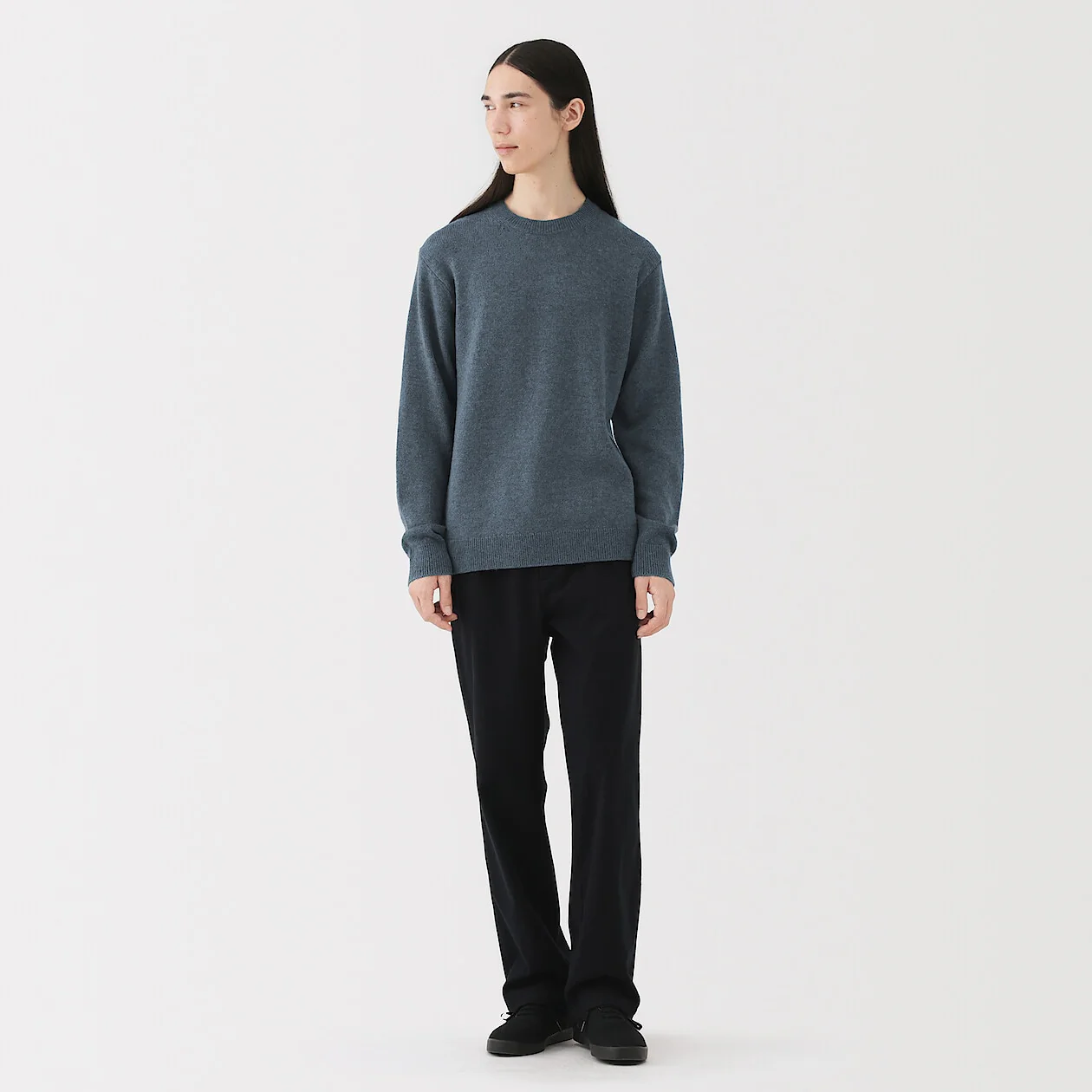 Washable Wool Mid Gauge Crewneck Sweater - Image 29