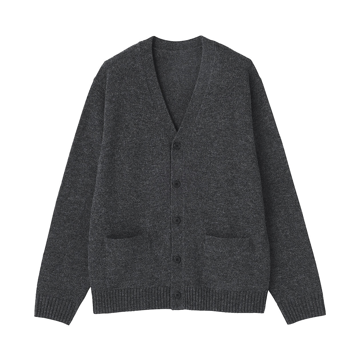 Washable Wool Mid Gauge V-Neck Cardigan - Image 8