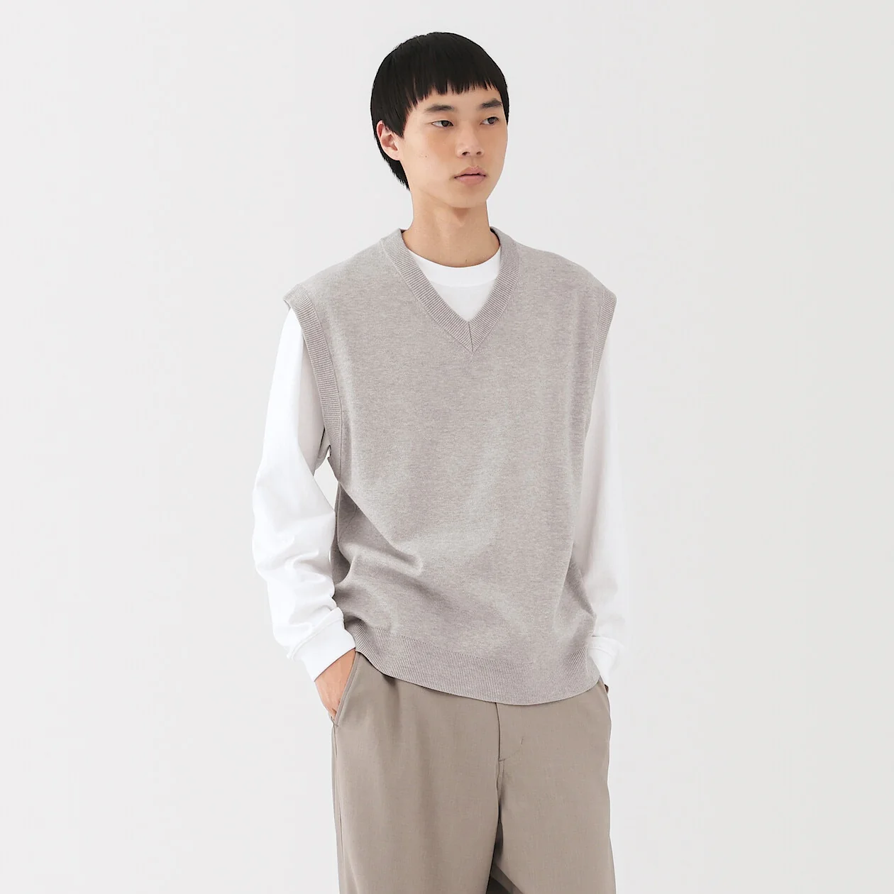 Washable Ribbed Milano Vest