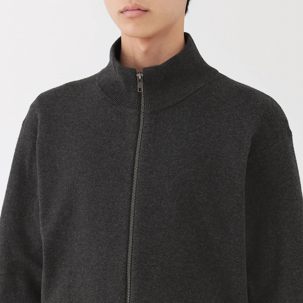 Washable Ribbed Milano Zip-Up Cardigan - Image 12