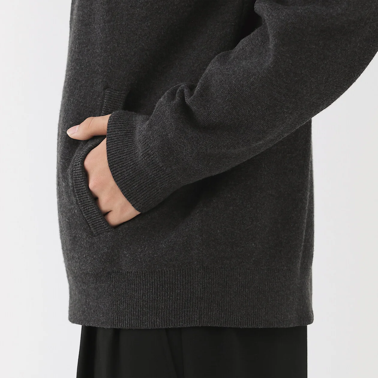 Washable Ribbed Milano Zip-Up Cardigan - Image 13