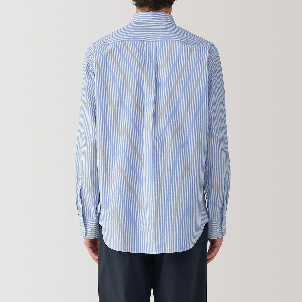 Washed Broadcloth 100% Cotton Long Sleeve Shirt - Image 20