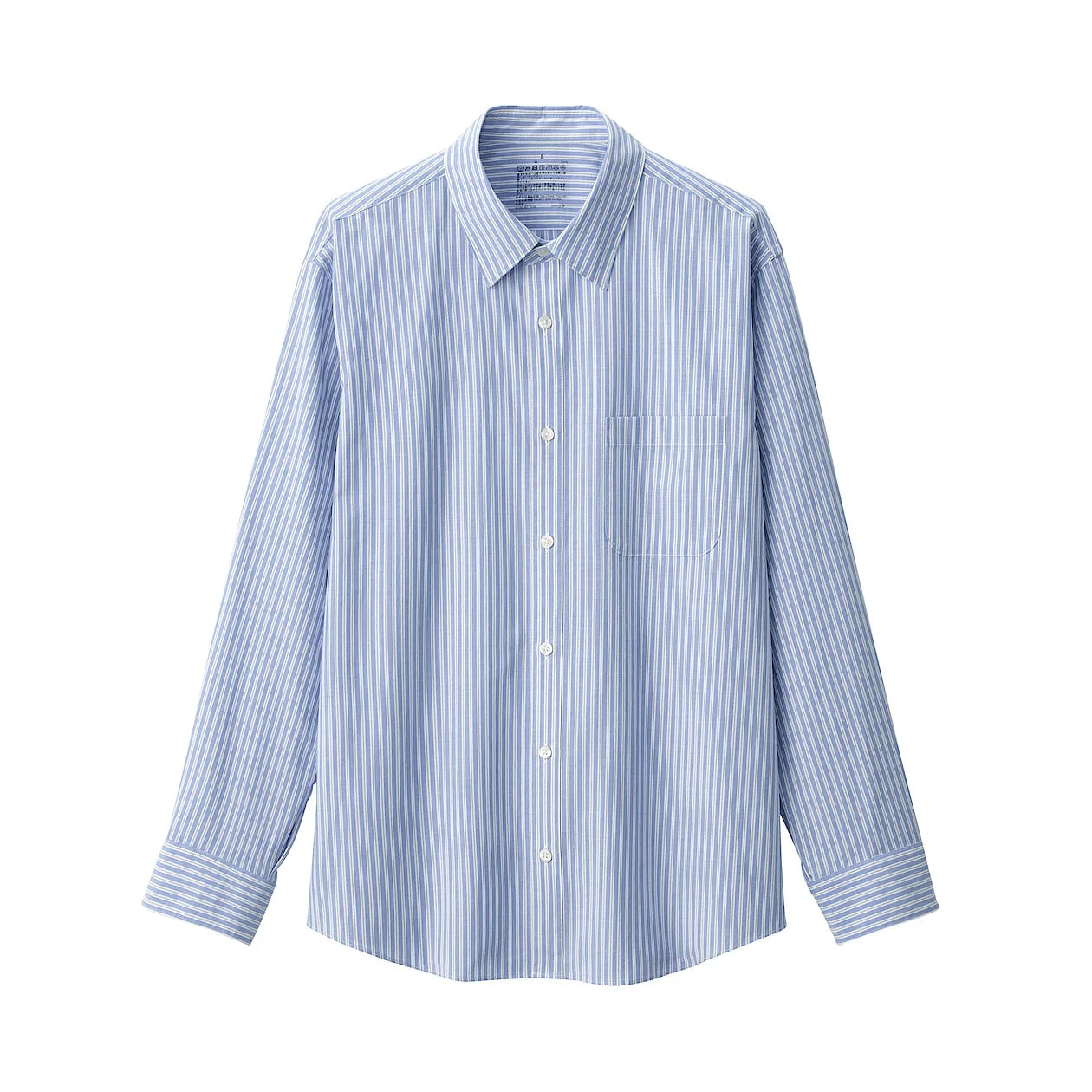 Washed Broadcloth 100% Cotton Long Sleeve Shirt - Image 23