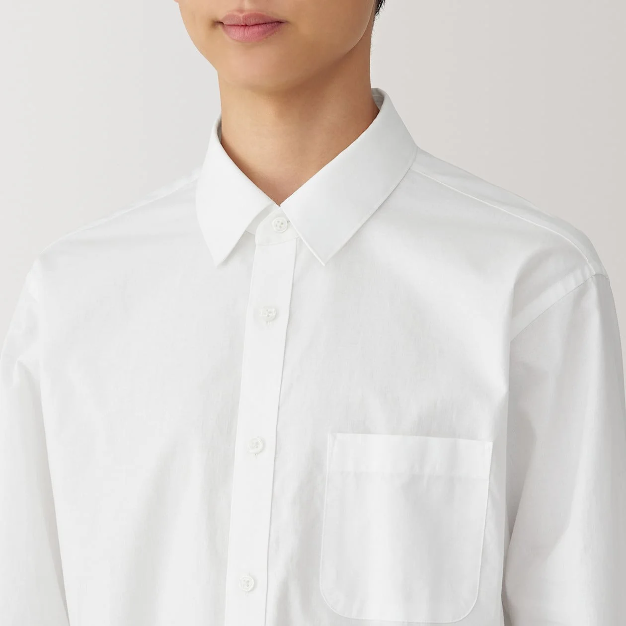 Washed Broadcloth 100% Cotton Long Sleeve Shirt - Image 29