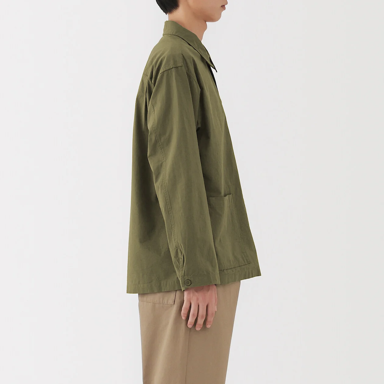 Washed Broadcloth Shirt Jacket - Image 7