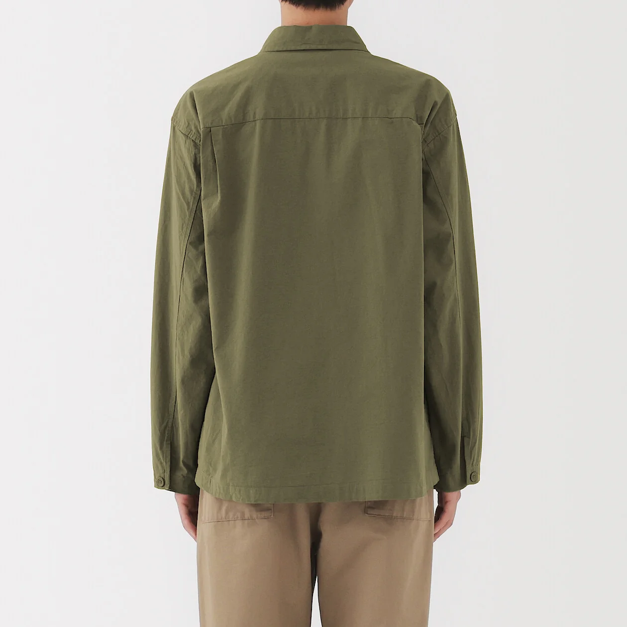 Washed Broadcloth Shirt Jacket - Image 8