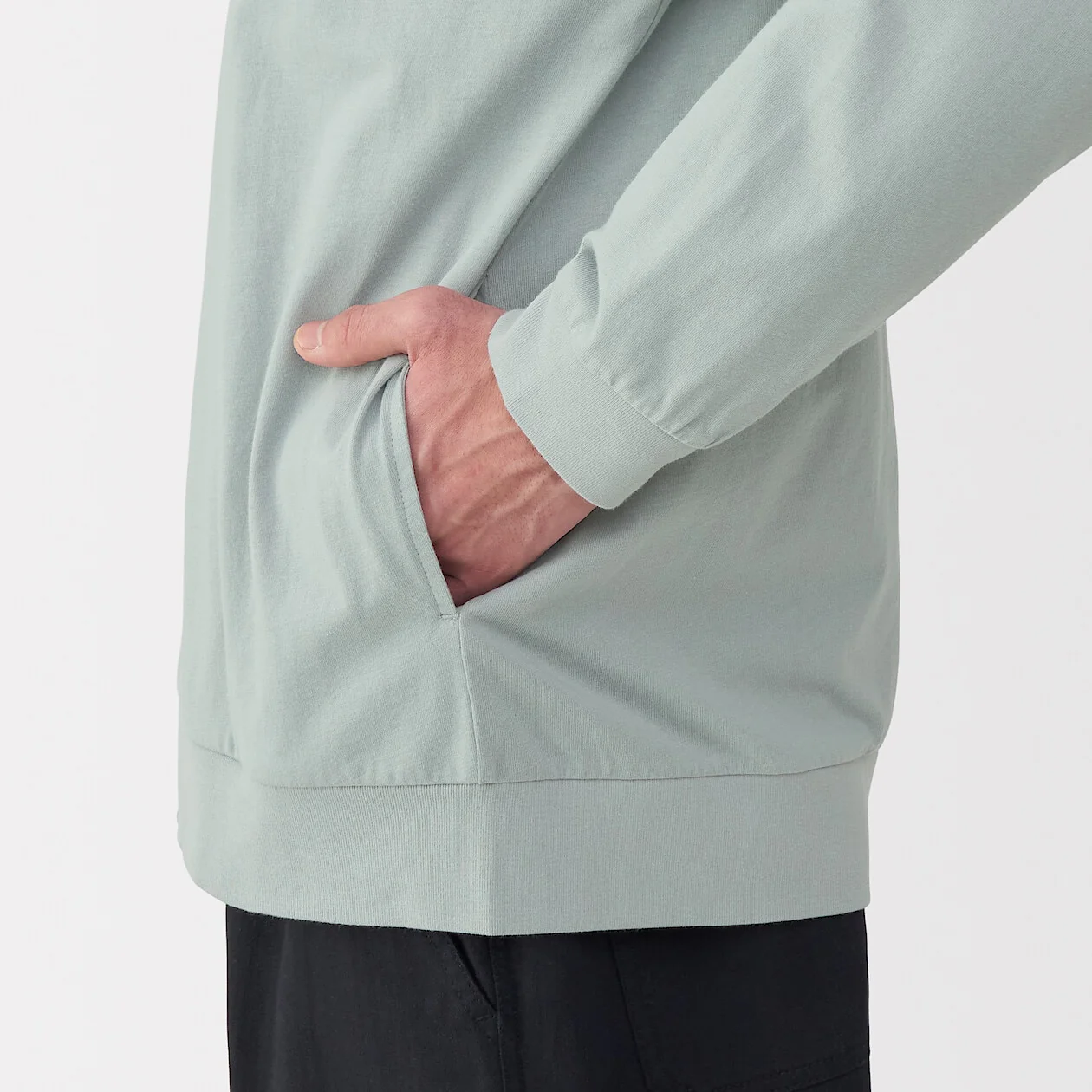 Washed Cotton Jersey V-Neck Cardigan - Image 14