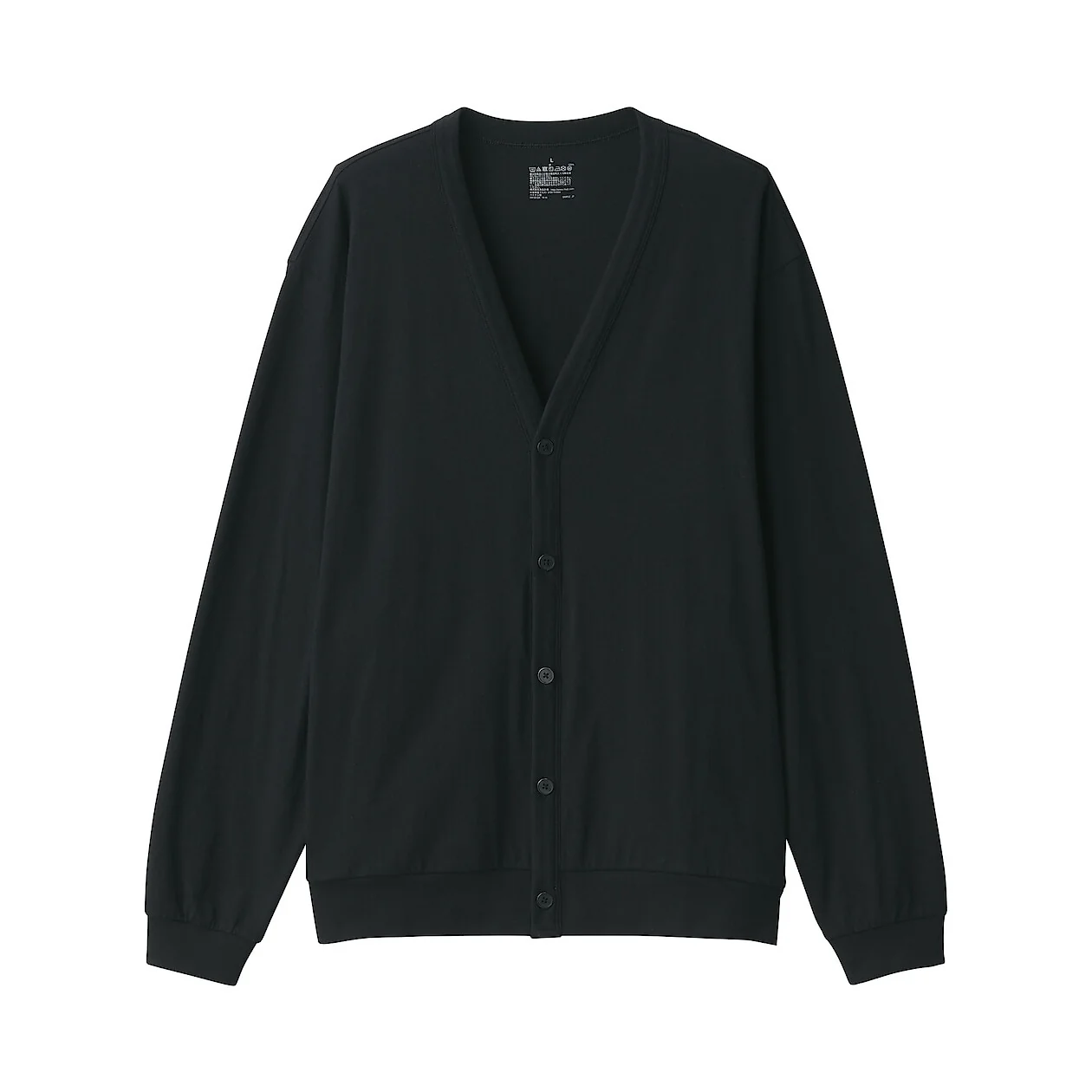 Washed Cotton Jersey V-Neck Cardigan - Image 31