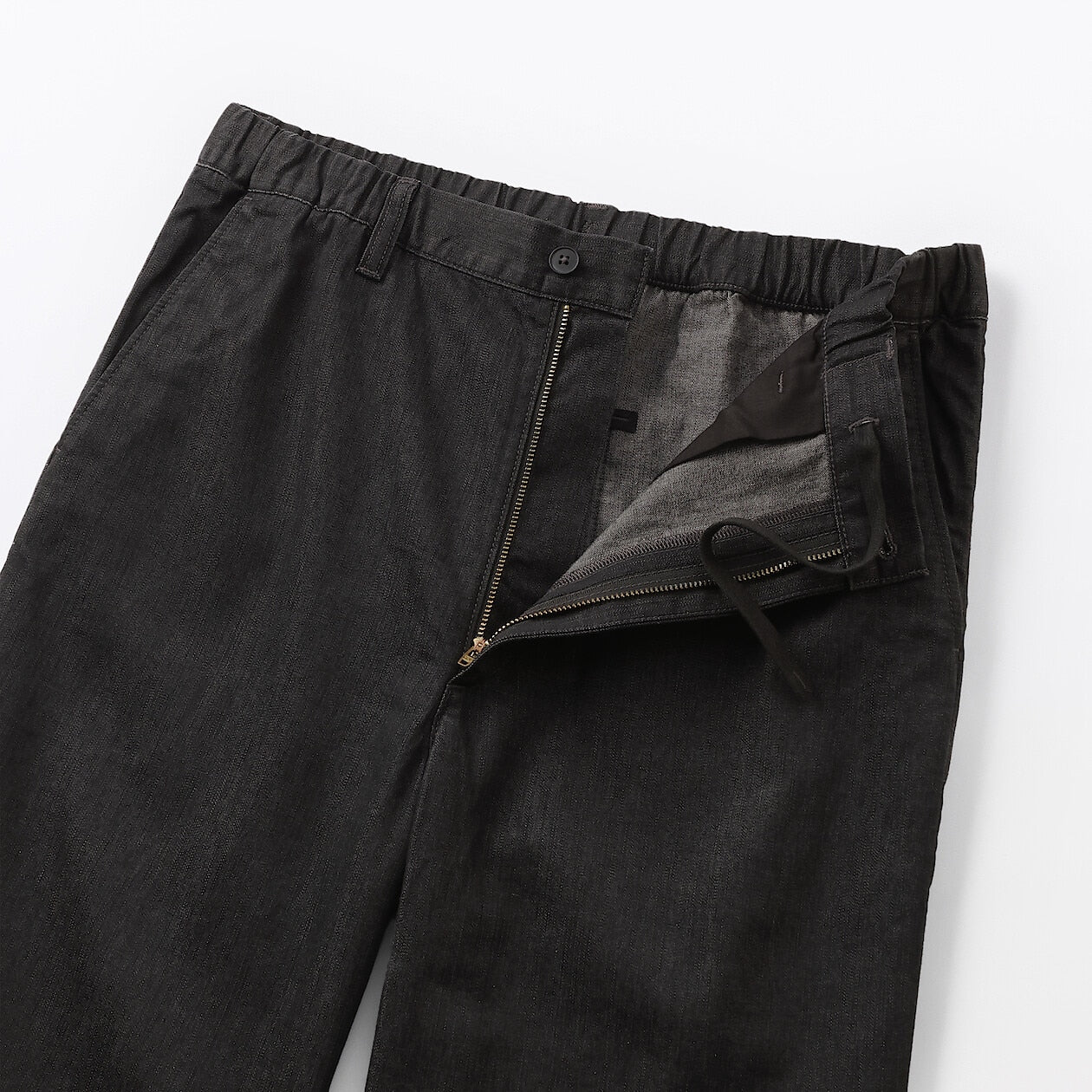 Washed Denim Easy Pants - Image 7