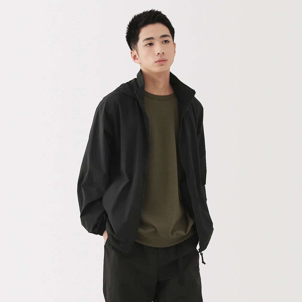 Water Repellent Pocketable Windbreaker - Image 12