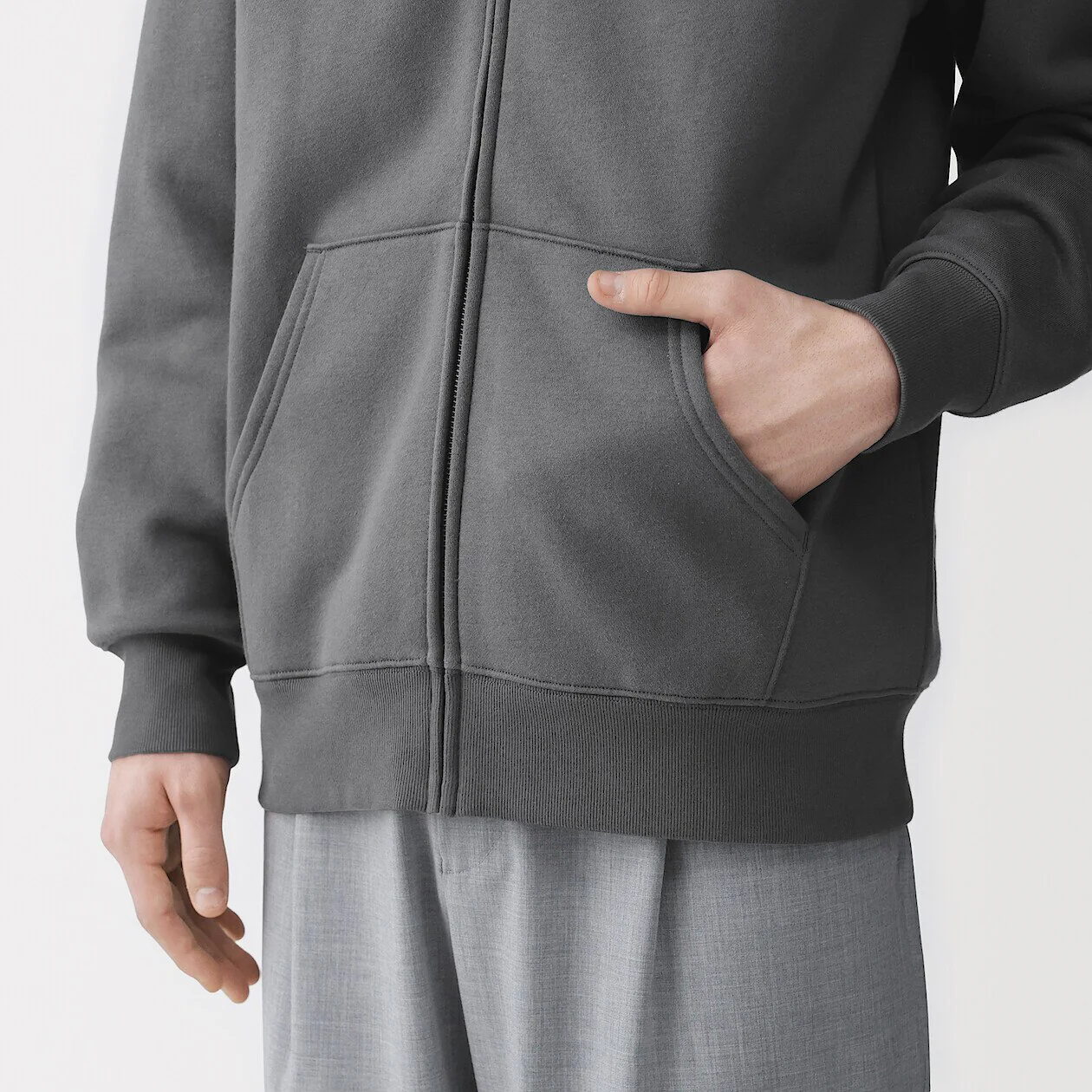 Zip Up Sweatshirt Hoodie - Image 6
