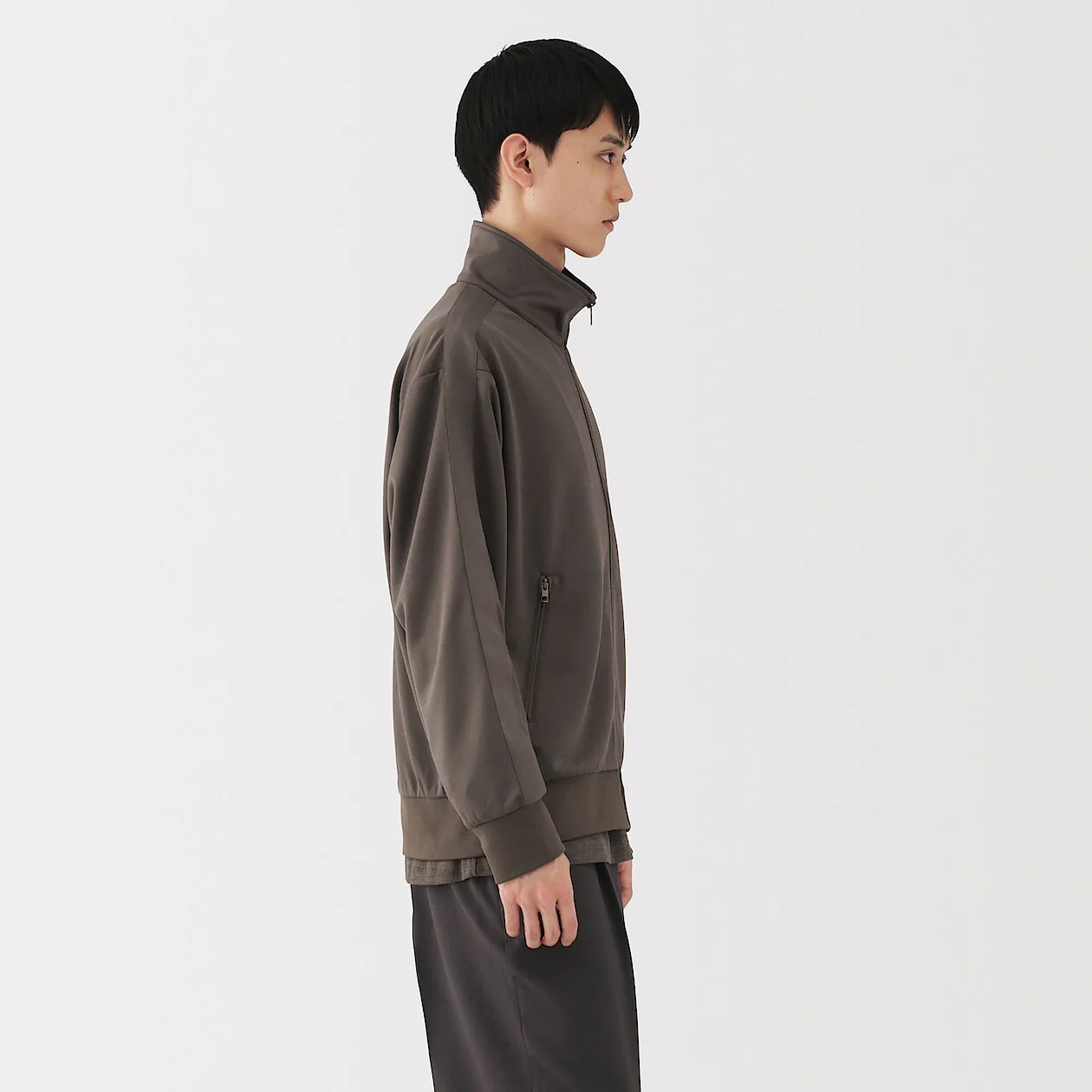 Recycled Polyester Zip-Up Track Jacket - Image 8