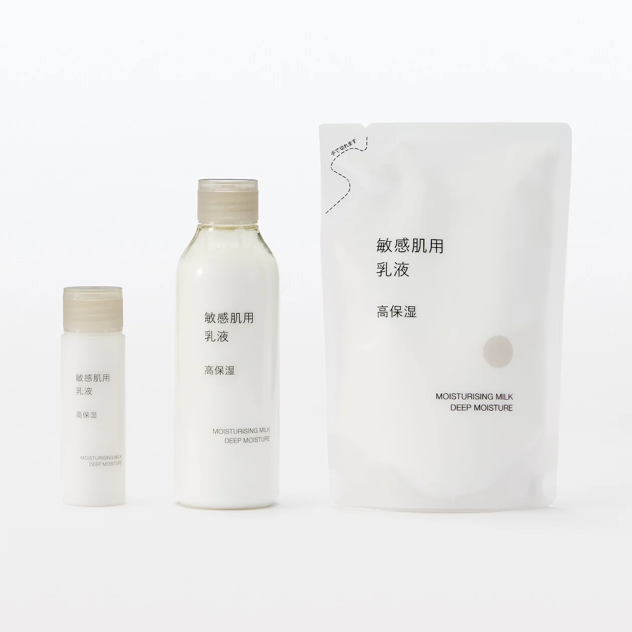 Sensitive Skin Moisturising Milk Refill - Deep Moisture (180ml) - Image 4