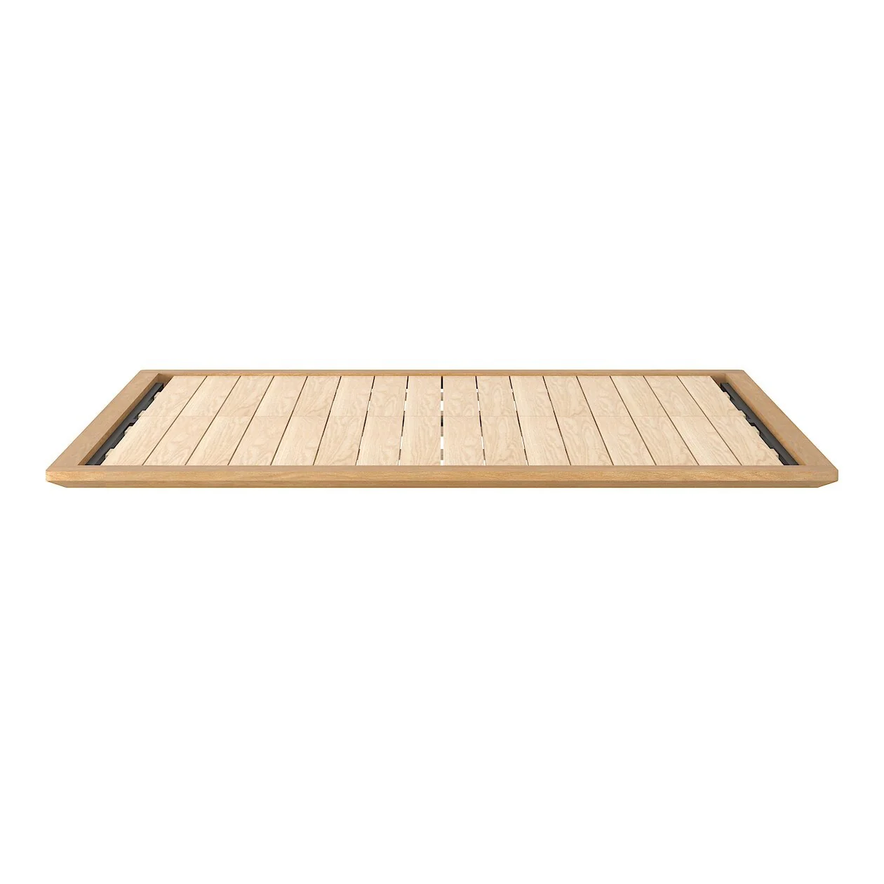 Oak Veneer Wooden Bed Frame - Image 3