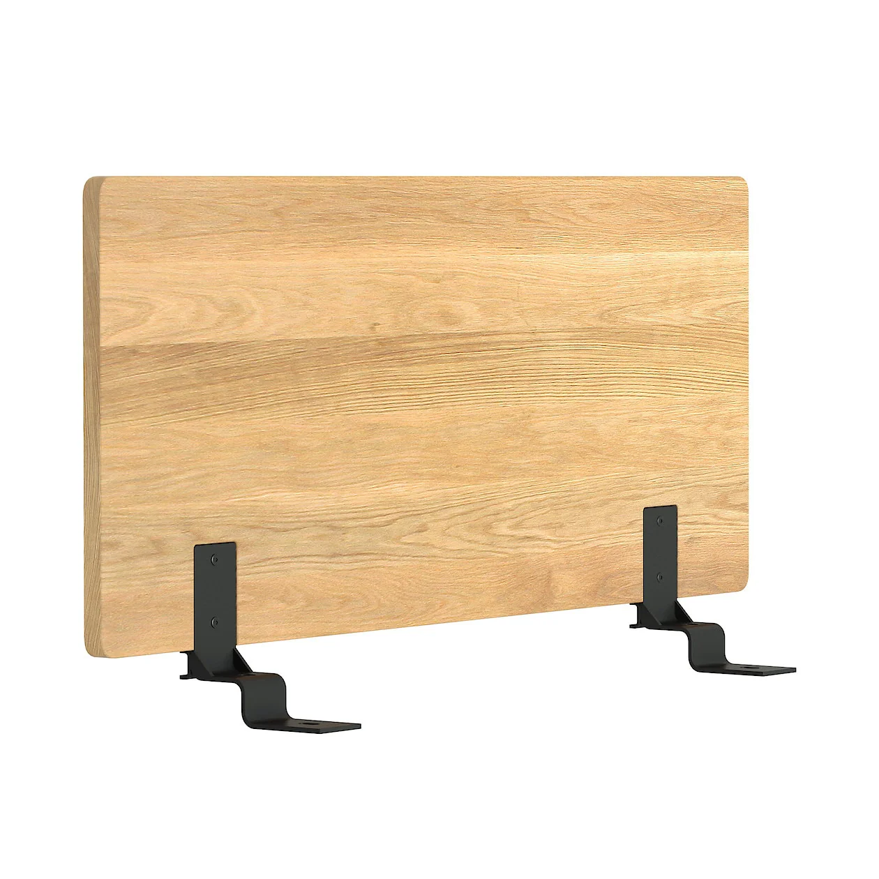 Oak Veneer Wooden Bed Frame Headboard
