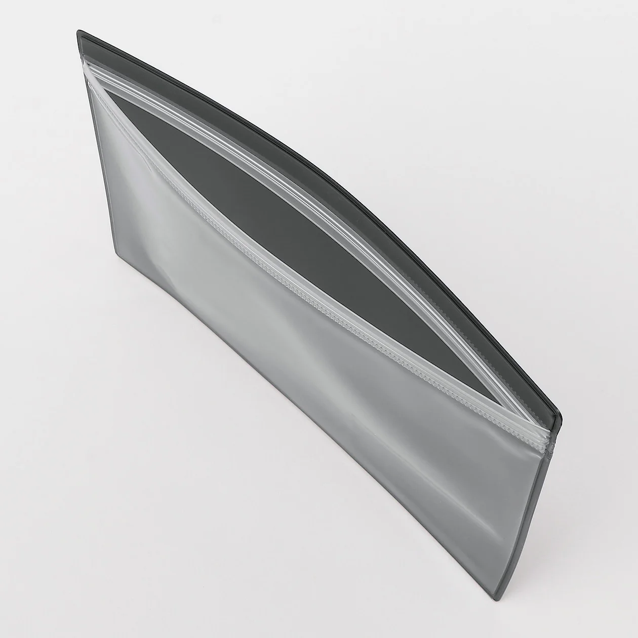 One-Sided Translucent Pocket Folder - Dark Grey - Image 4