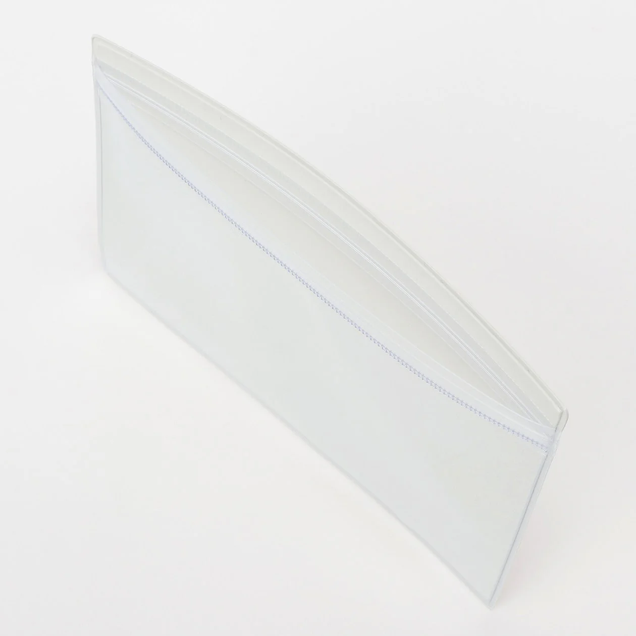 One-Sided Translucent Pocket Folder - White Grey - Image 4