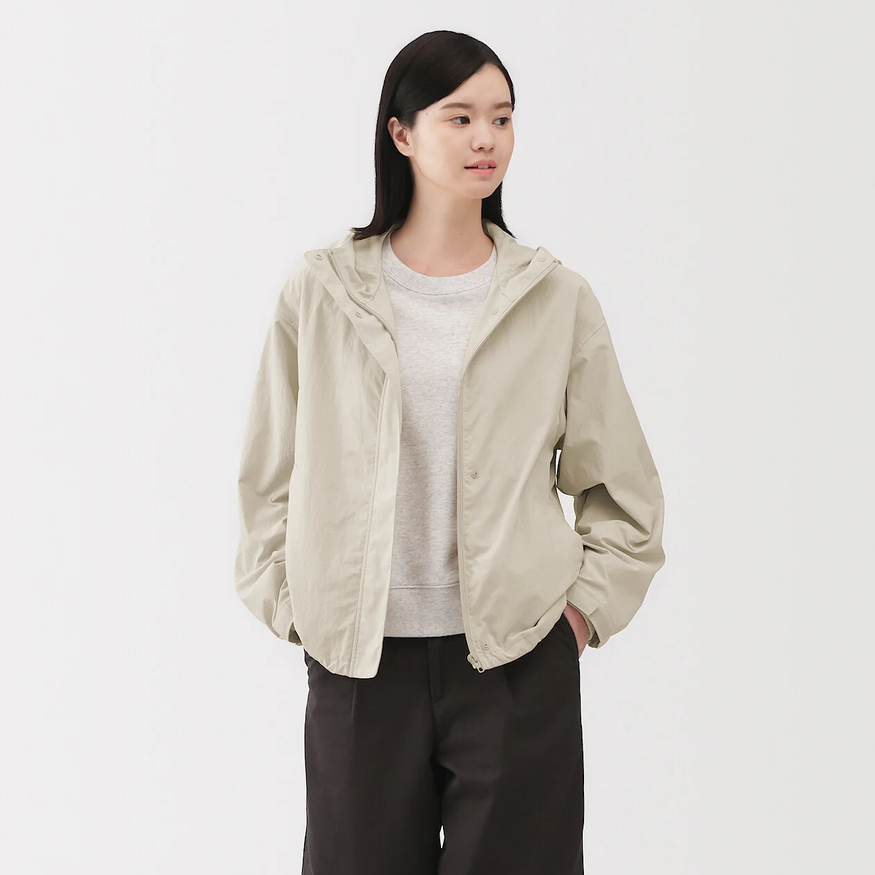 Packable Water Repellent Hooded Jacket - Image 13