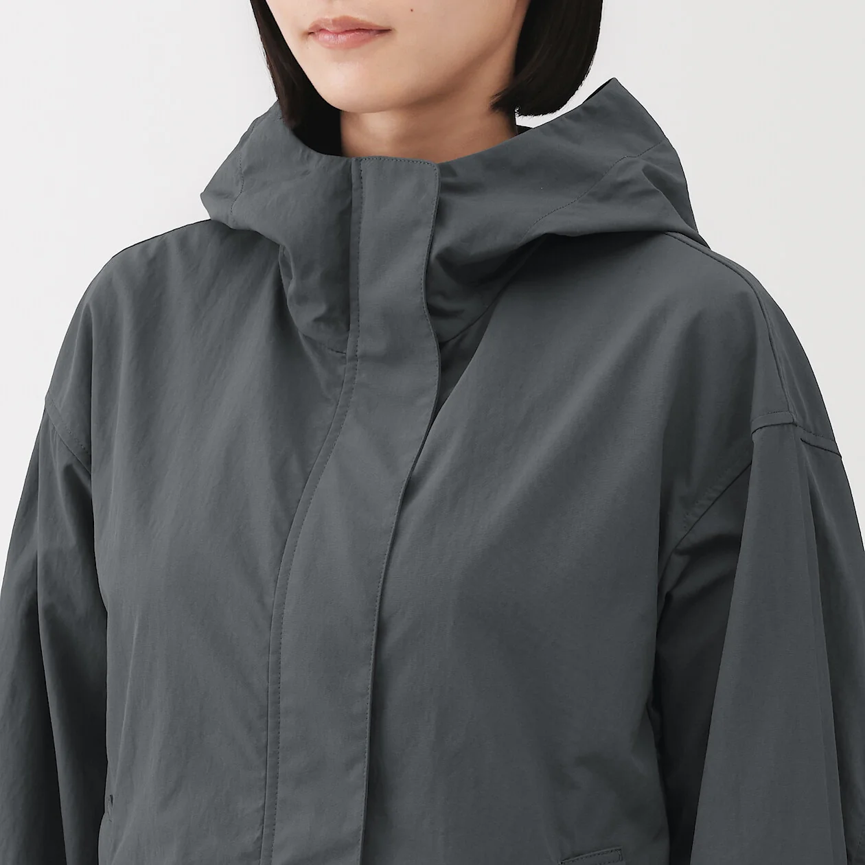 Packable Water Repellent Hooded Jacket - Image 5