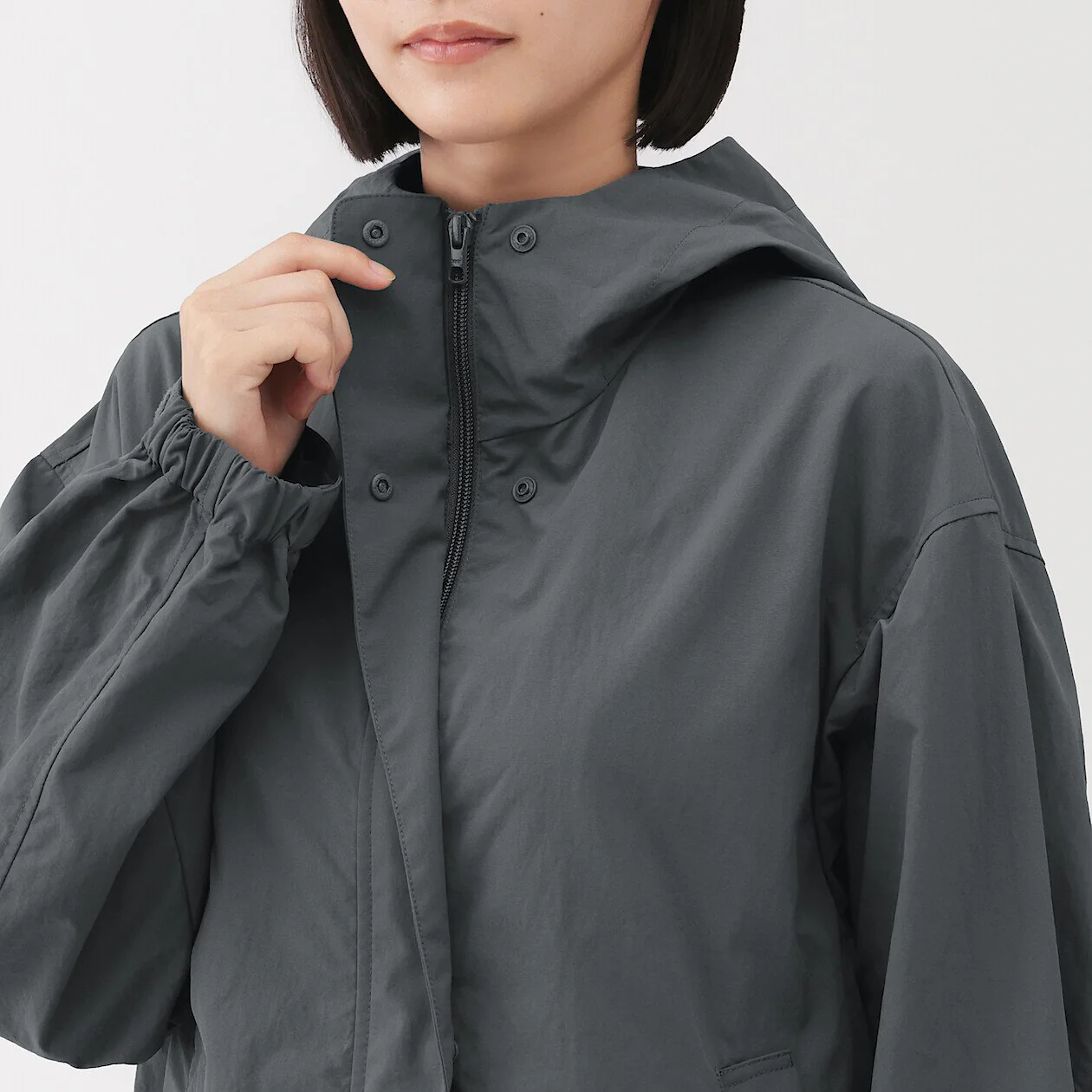 Packable Water Repellent Hooded Jacket - Image 6
