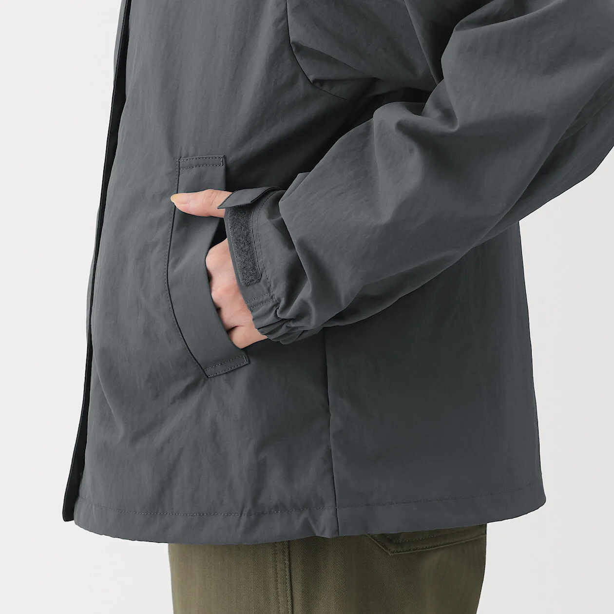 Packable Water Repellent Hooded Jacket - Image 7