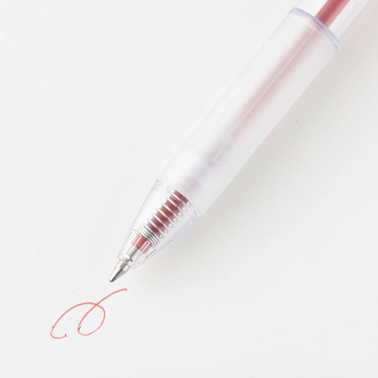 Polycarbonate Ballpoint Pen 0.7mm - Red - Image 2