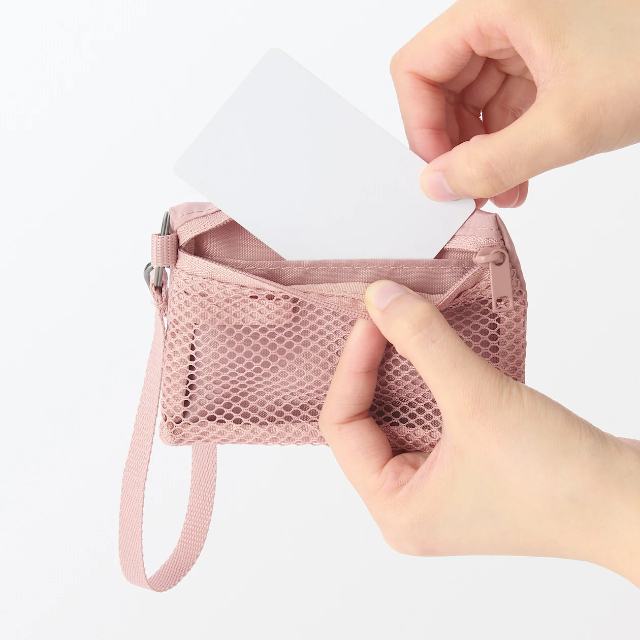 Mesh Card Holder with Strap - Image 11