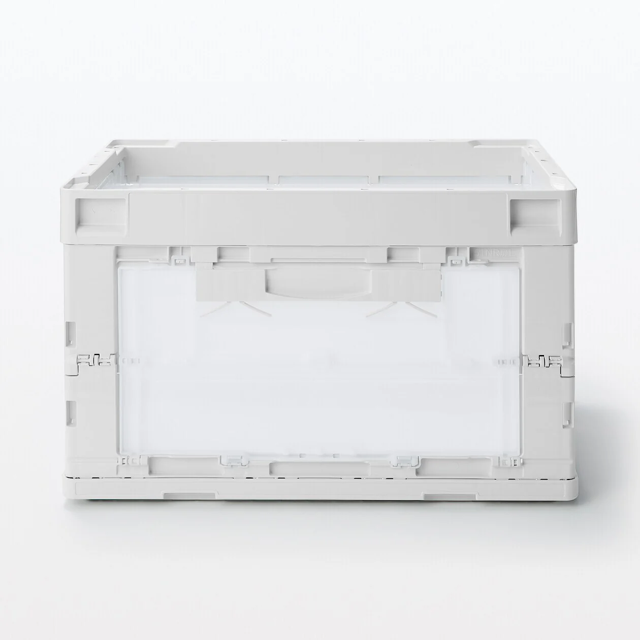 Polypropylene Folding Storage Container with Window - 50L