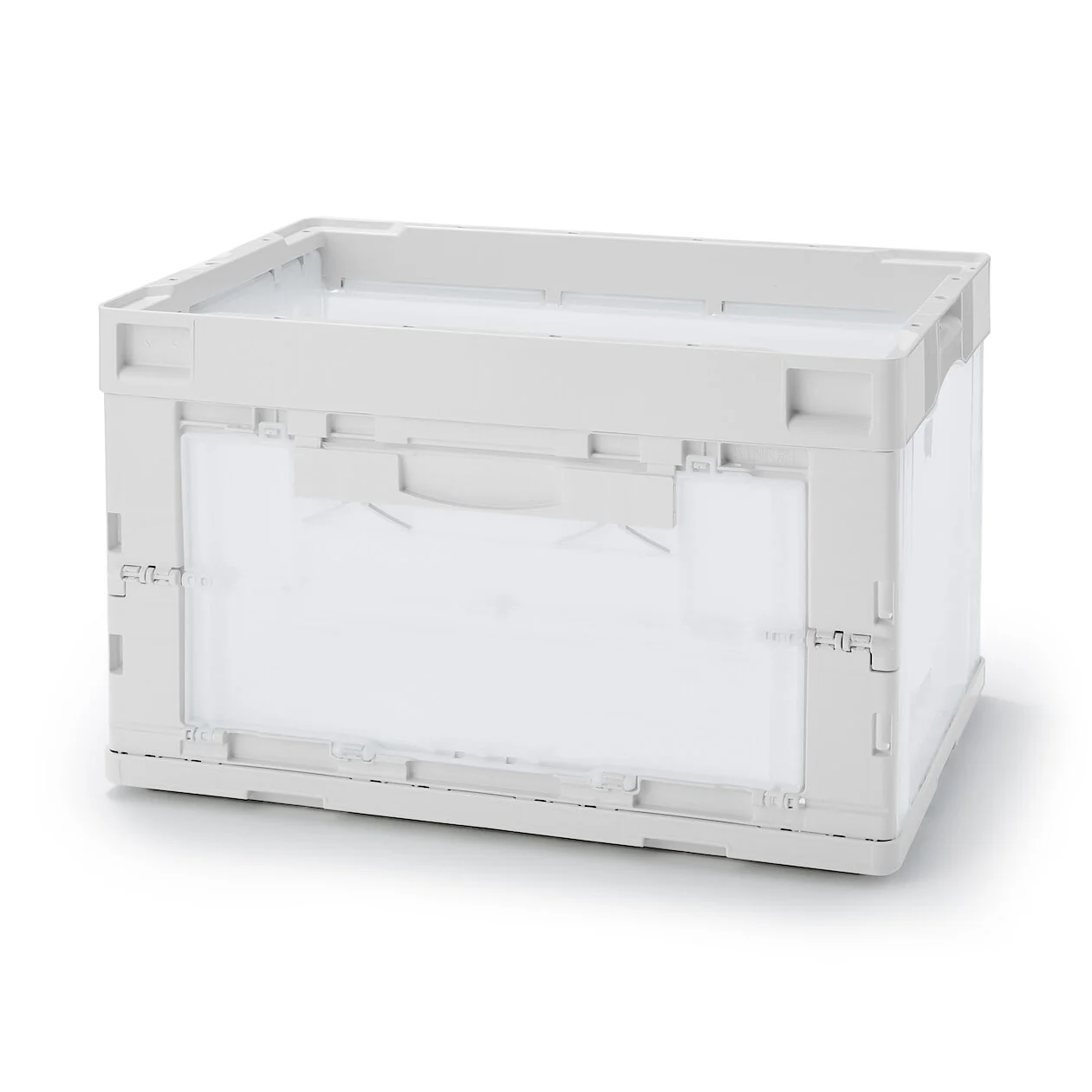 Polypropylene Folding Storage Container with Window - 50L - Image 2