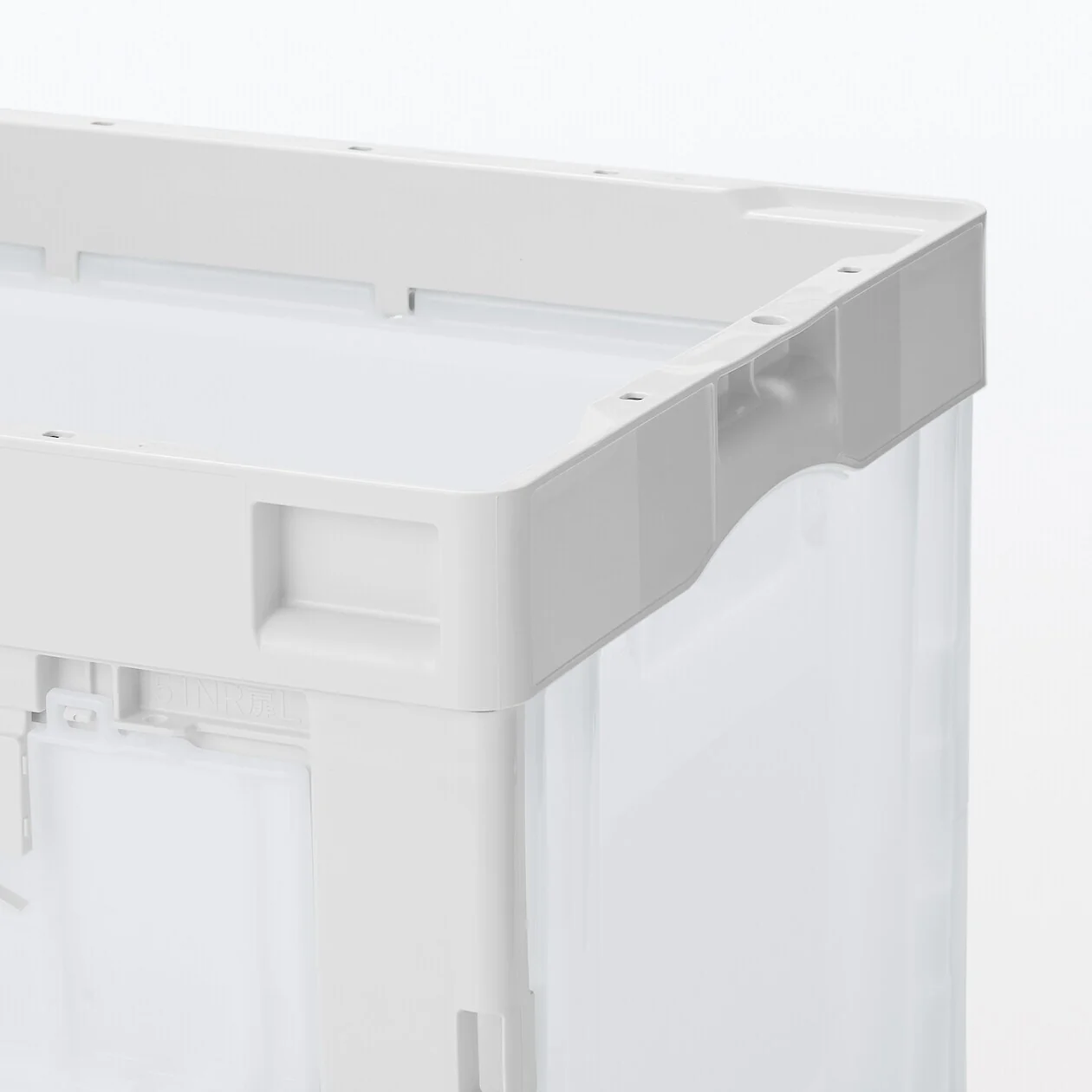 Polypropylene Folding Storage Container with Window - 50L - Image 7
