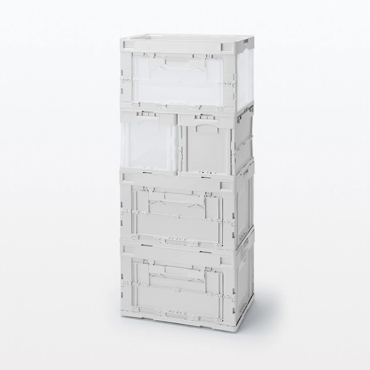 Polypropylene Folding Storage Container with Window - 50L - Image 9