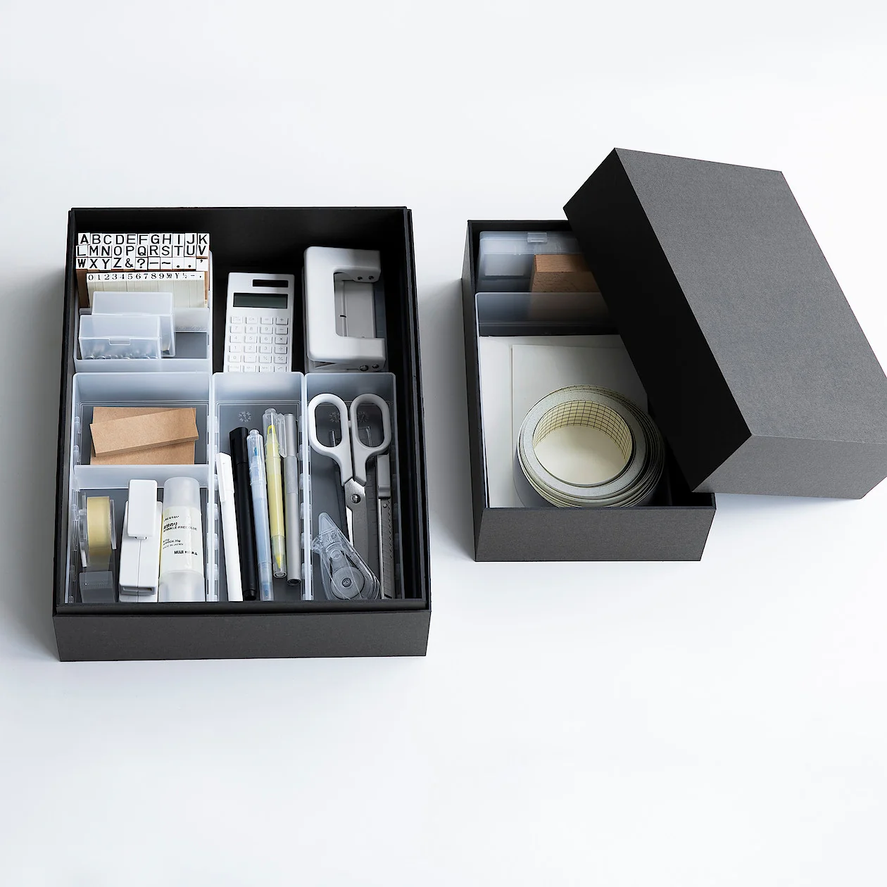 Polypropylene Desk Organiser Storage Box - 1 - Image 6