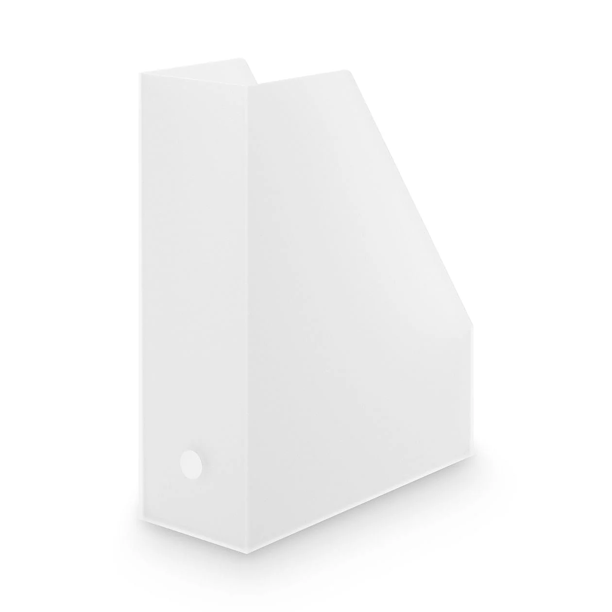 Polypropylene Stand File Box - Clear A4 - Image 2