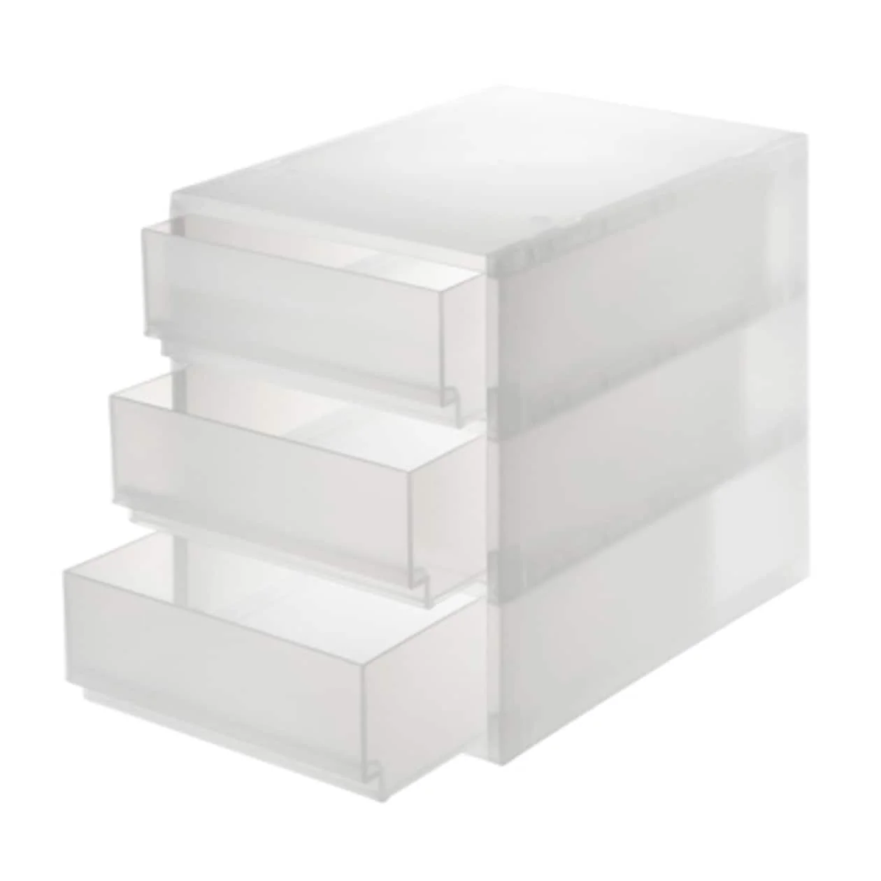 Polypropylene Storage Case - Shallow (3 Drawers)