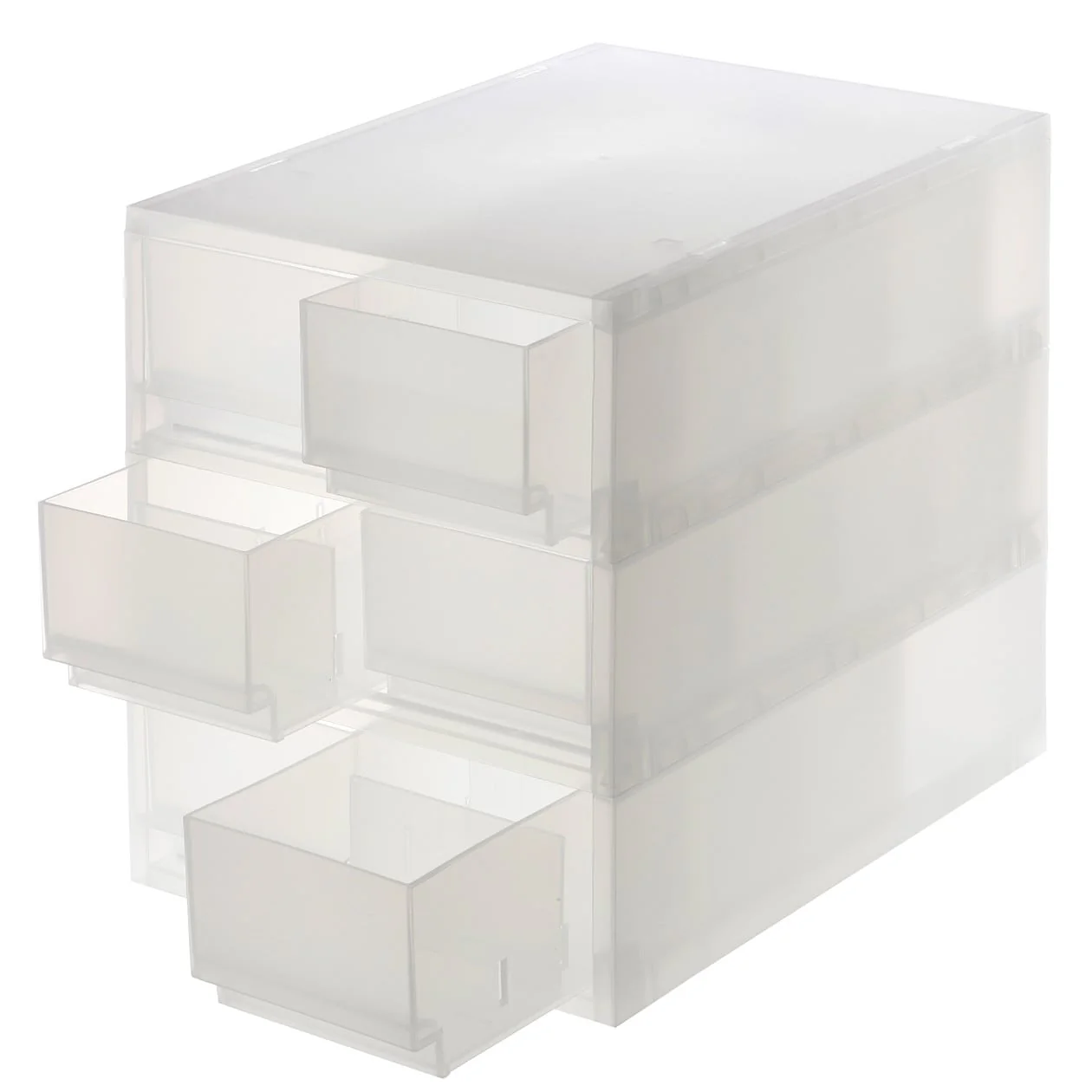 Polypropylene Storage Case - Shallow (6 Drawers)