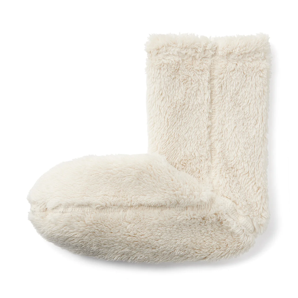 Right Angle Recycled Polyester Boa Fleece Cosy Socks - Image 3