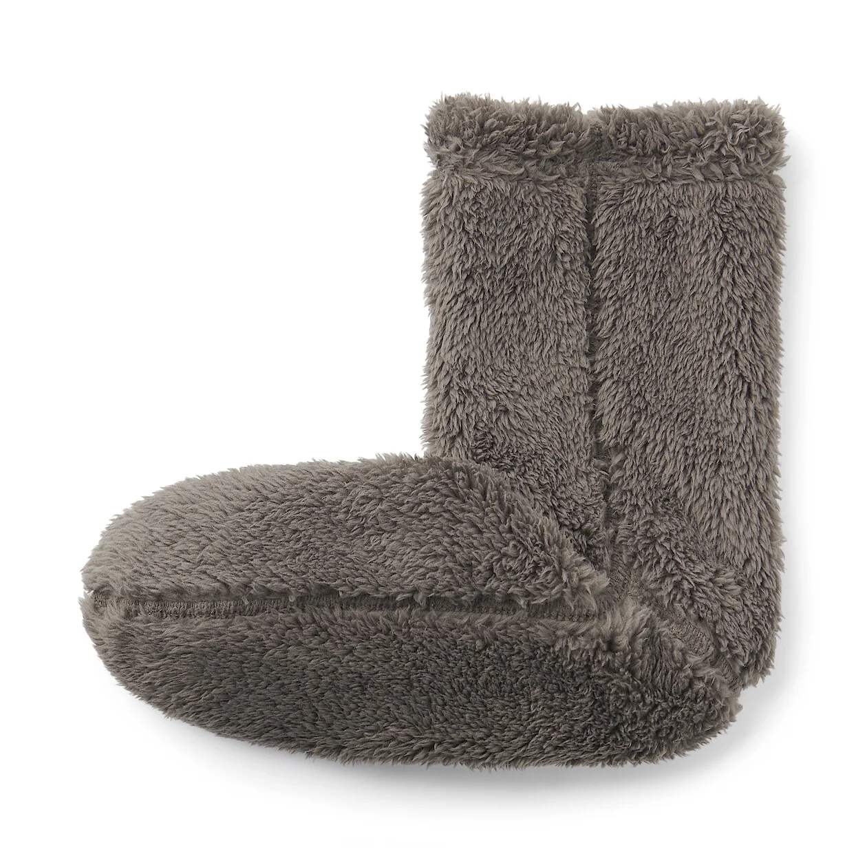 Right Angle Recycled Polyester Boa Fleece Cosy Socks - Image 9