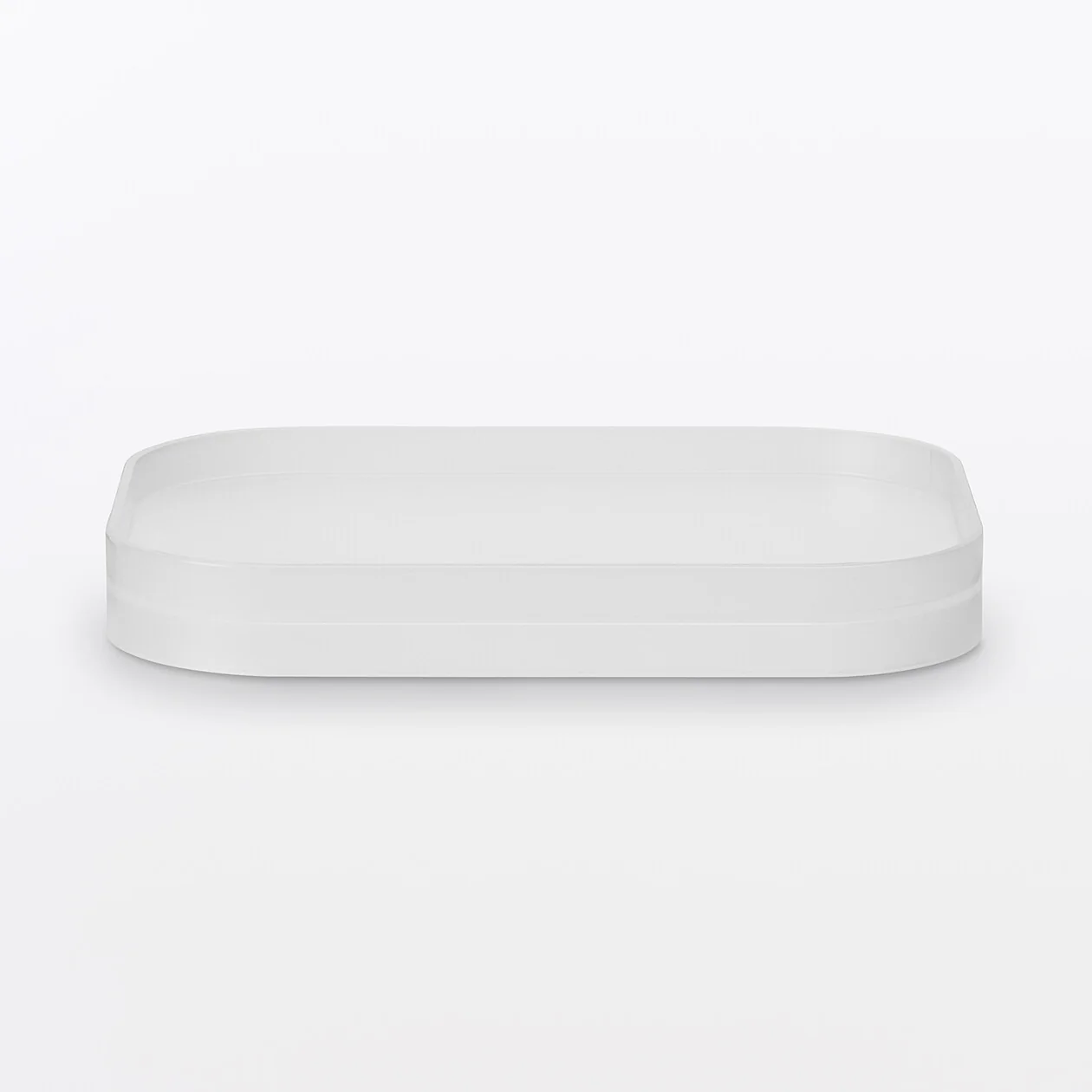 Recycled Polypropylene Makeup & Organisation Half-Width Box Lid - Image 3