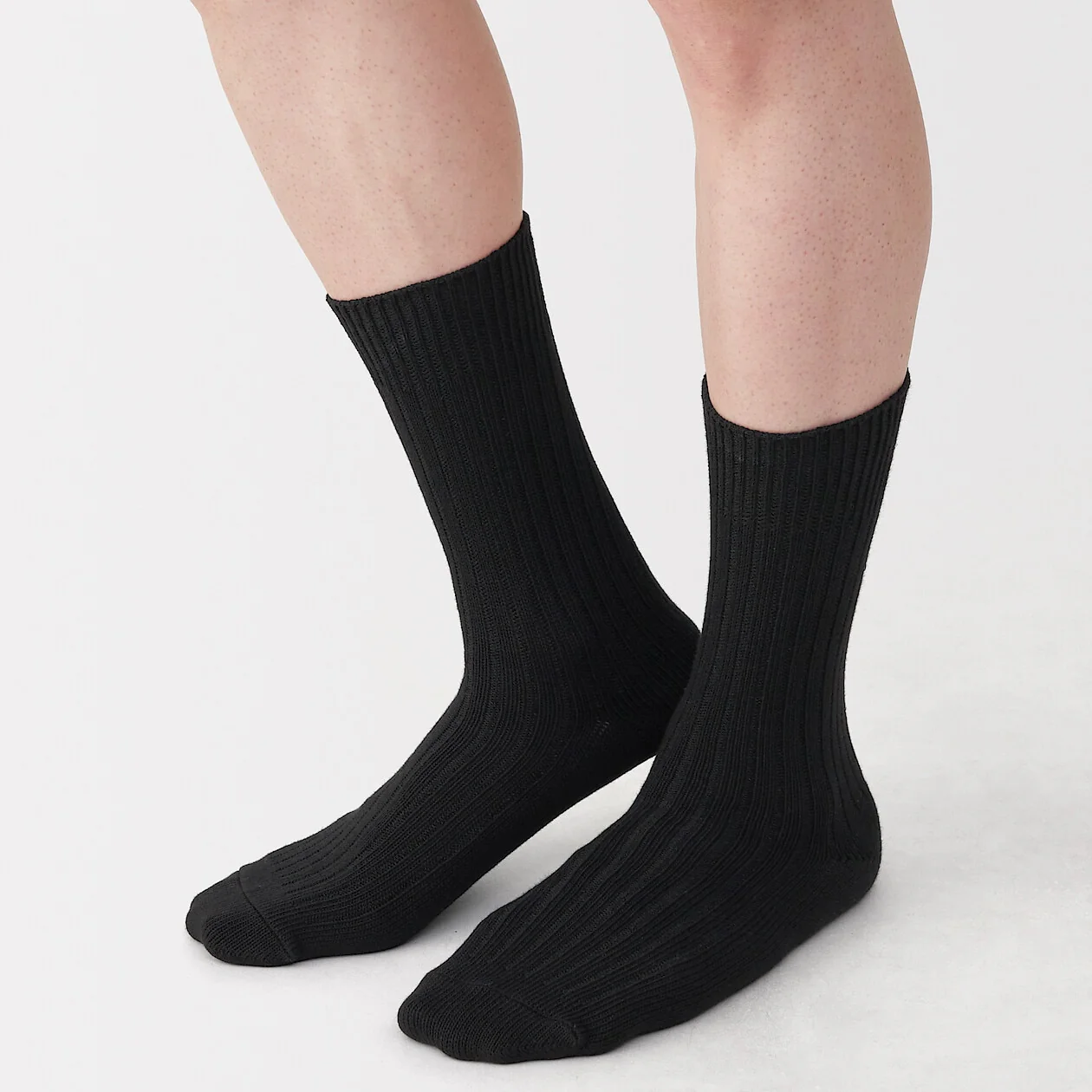 Right Angle Rib Thick Socks - Image 4