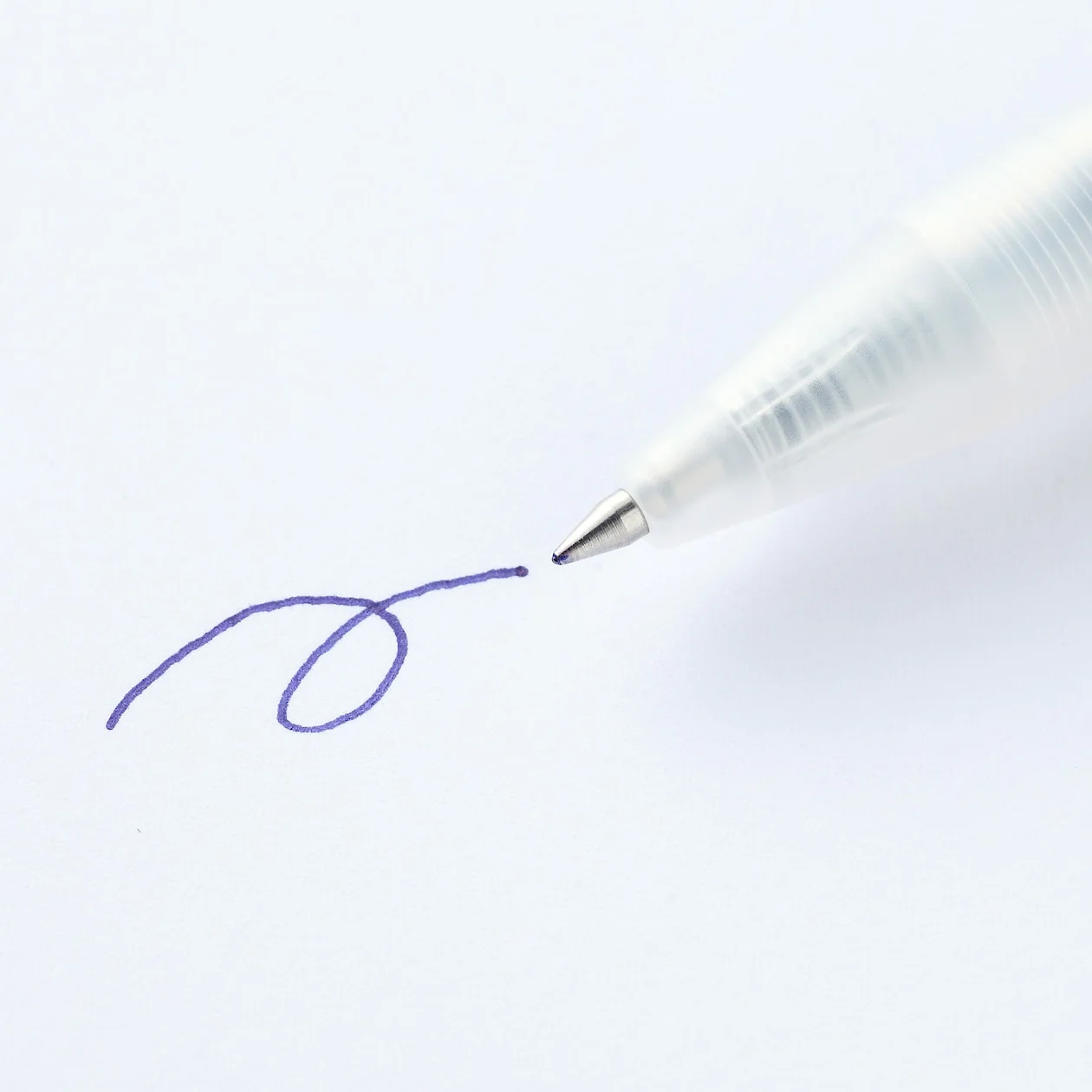 Smooth Gel Ink Ballpoint Pen - Knock Type 0.5mm - Image 3