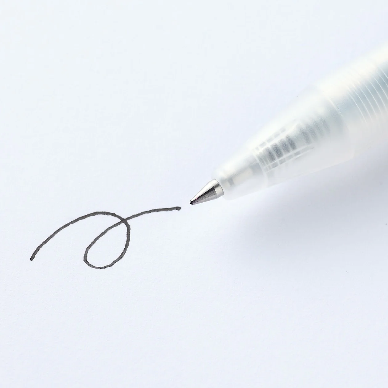 Smooth Gel Ink Ballpoint Pen - Knock Type 0.5mm - Image 5
