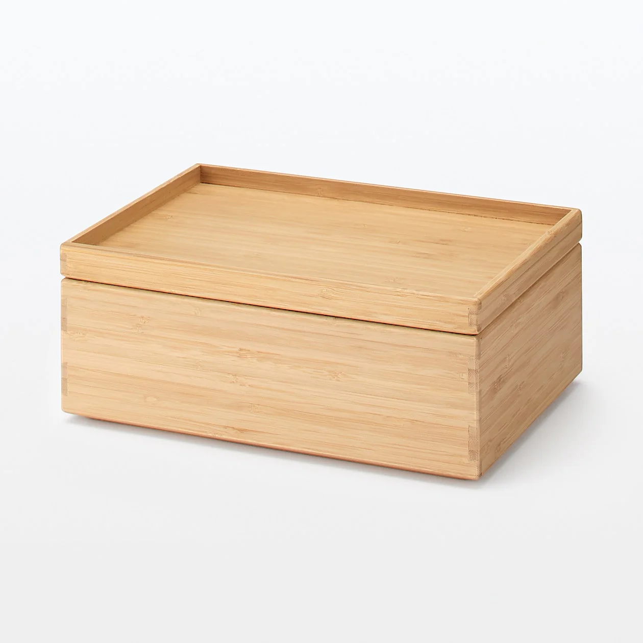 Stackable Rectangular Bamboo Box - 1/2 Small - Image 7