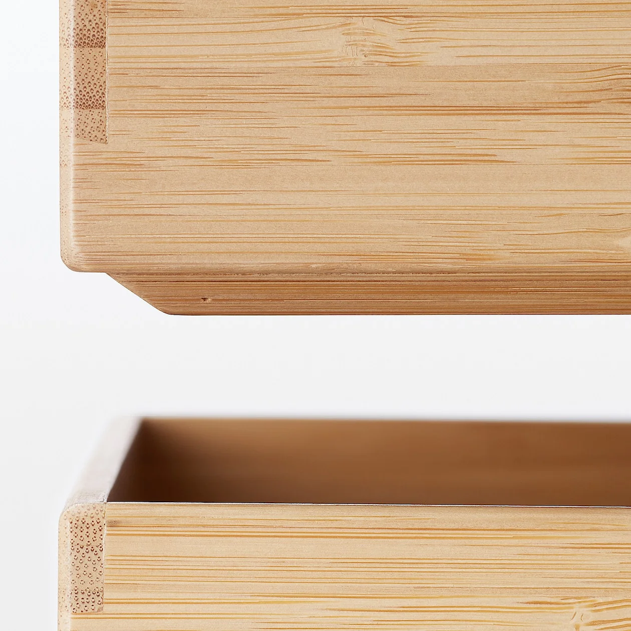 Stackable Rectangular Bamboo Box - Small - Image 6
