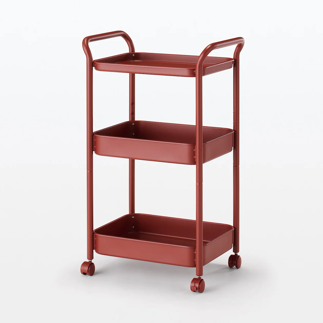 Steel Pipe Storage Trolley Rack (3-Tier) - Image 10