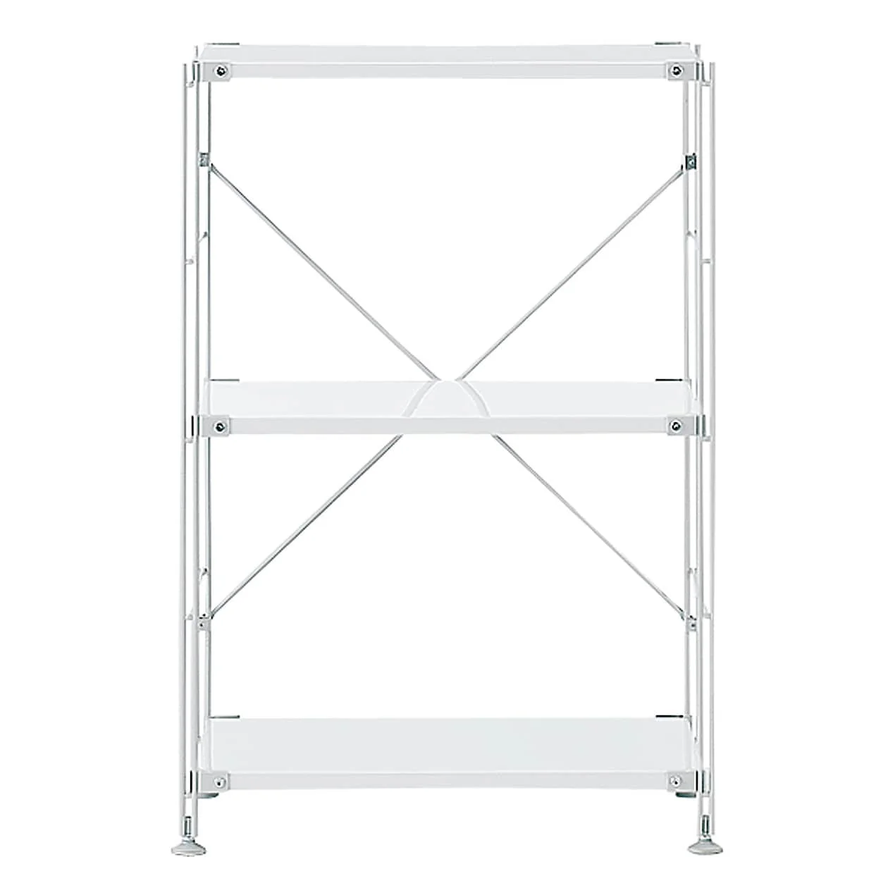 Light Grey Steel Unit Shelf Set - Small