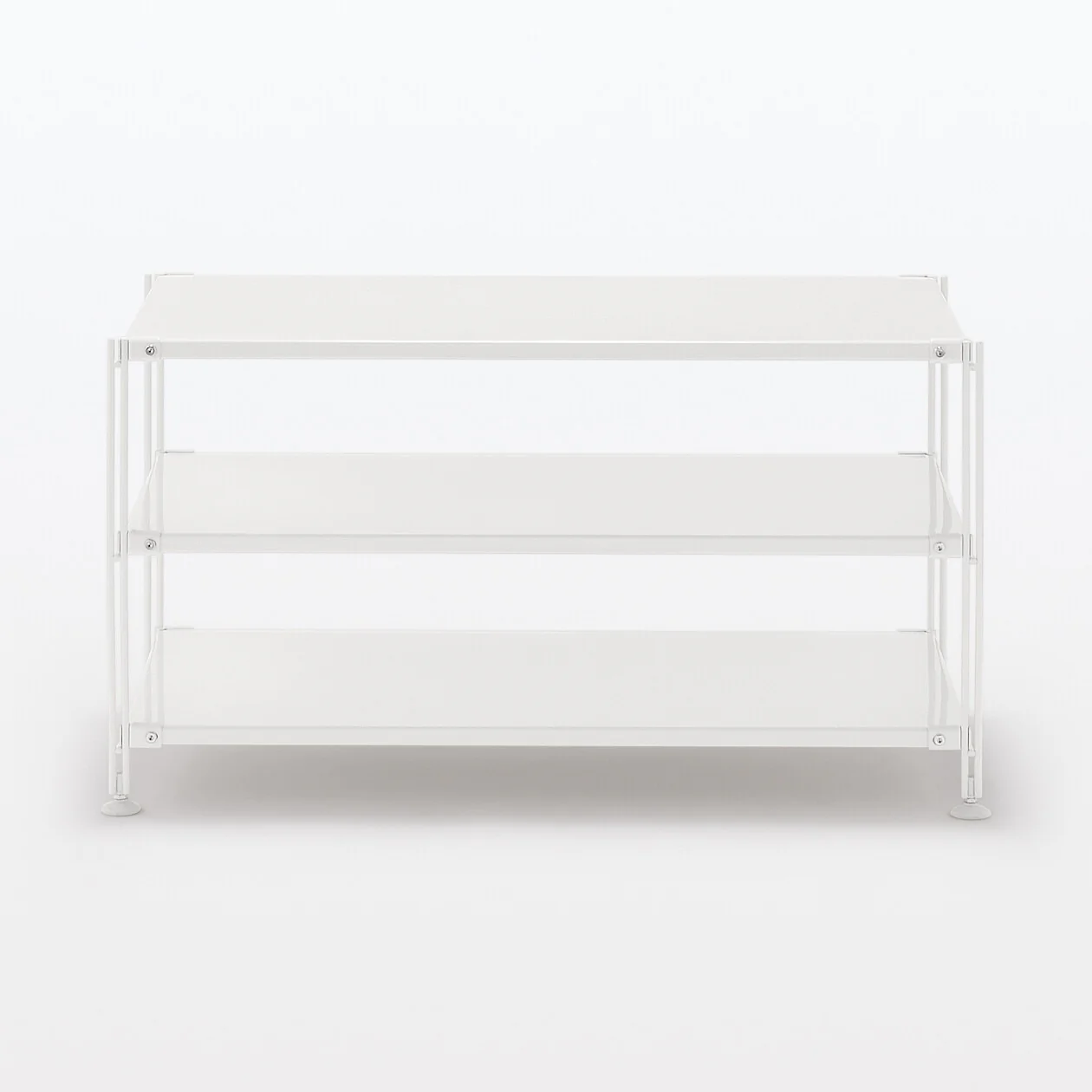 Light Grey Steel Unit Shelf Set - Wide - Mini - Image 3