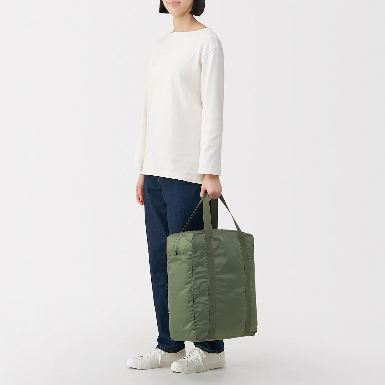 Pocketable Water Repellent Tall Boston Bag - Image 7