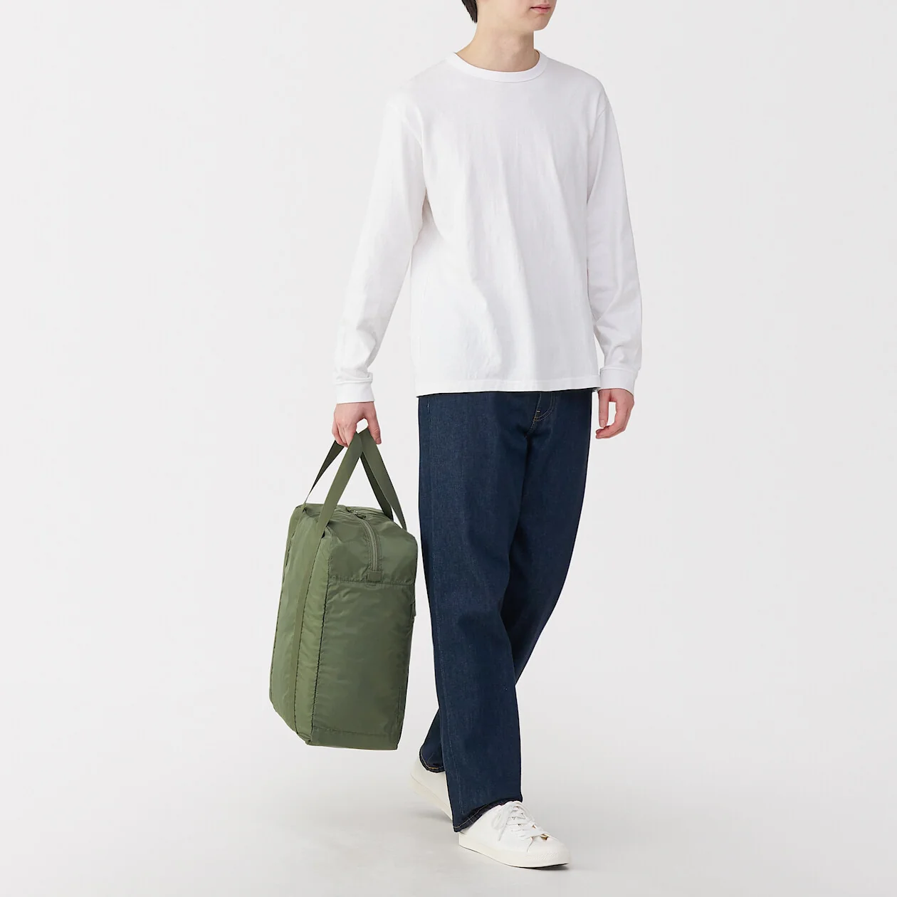 Pocketable Water Repellent Tall Boston Bag - Image 8